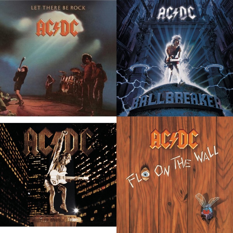 Ac/Dc – Let There Be Rock & Ballbreaker & Stiff Upper Lip & Fly On The Wall – CD Bundle