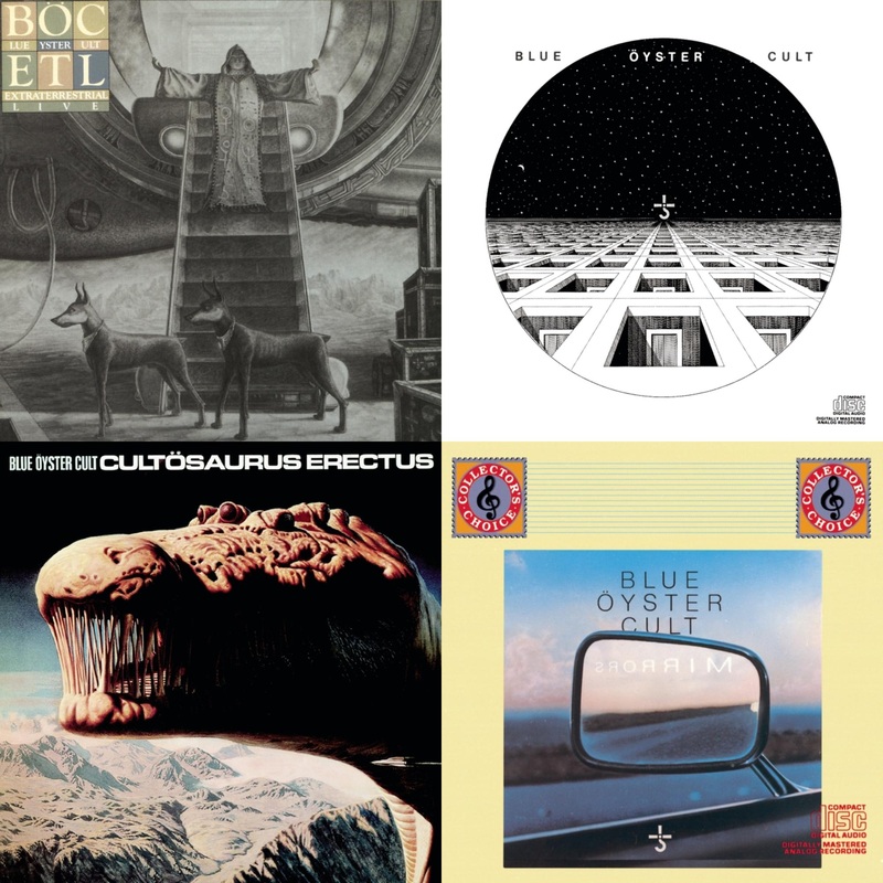 Blue Oyster Cult – Extraterrestrial Live & Blue Oyster Cult & Cultosaurus Erectus & Mirrors – CD Bundle