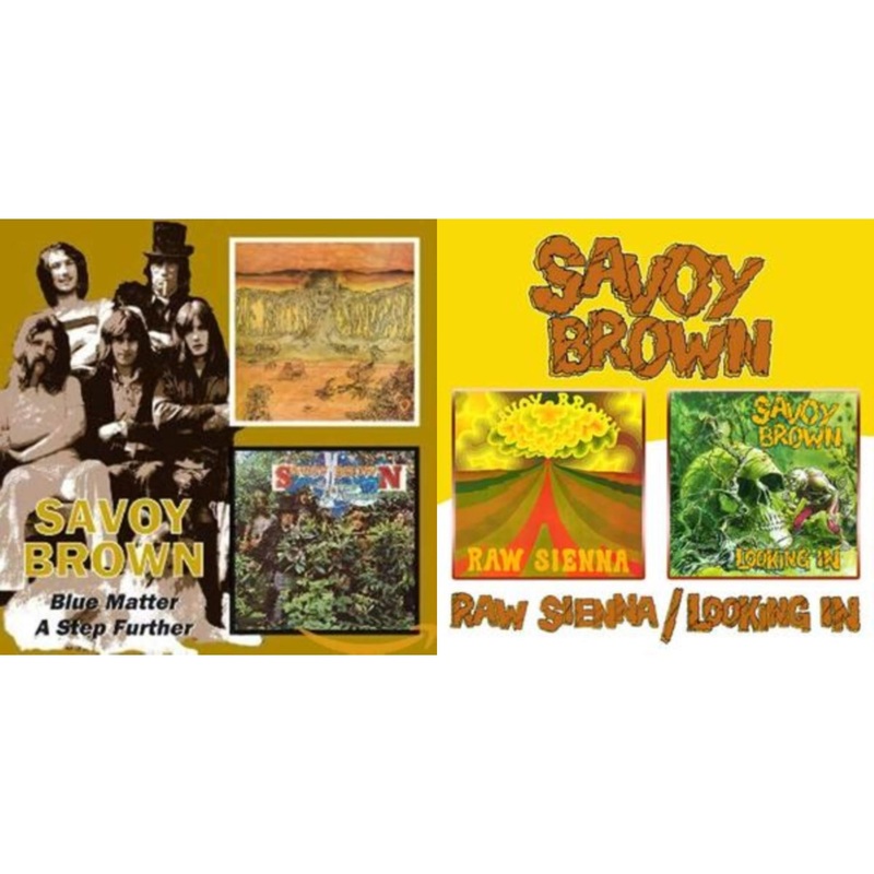 Savoy Brown – Blue Matter / Step Further (Remastered) & Raw Sienna / Looking In – CD Bundle