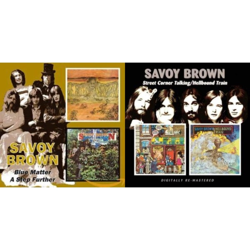 Savoy Brown – Blue Matter / Step Further (Remastered) & Street Corner Talking / Hellbound Train (Remastered) – CD Bundle