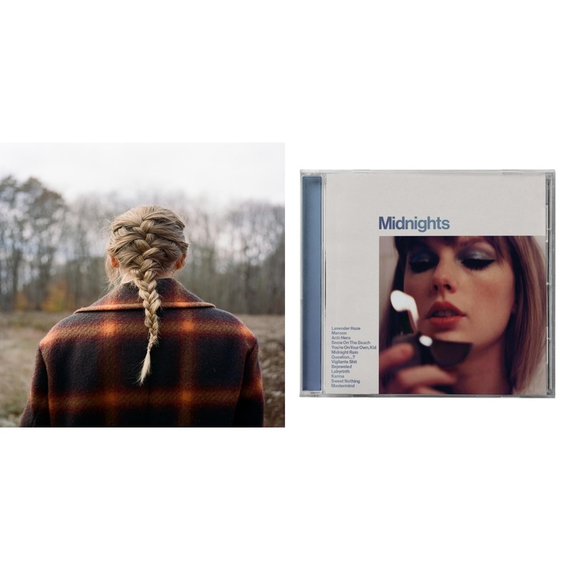 Taylor Swift – Evermore (X) & Midnights (X) (Moonstone Blue CD)
