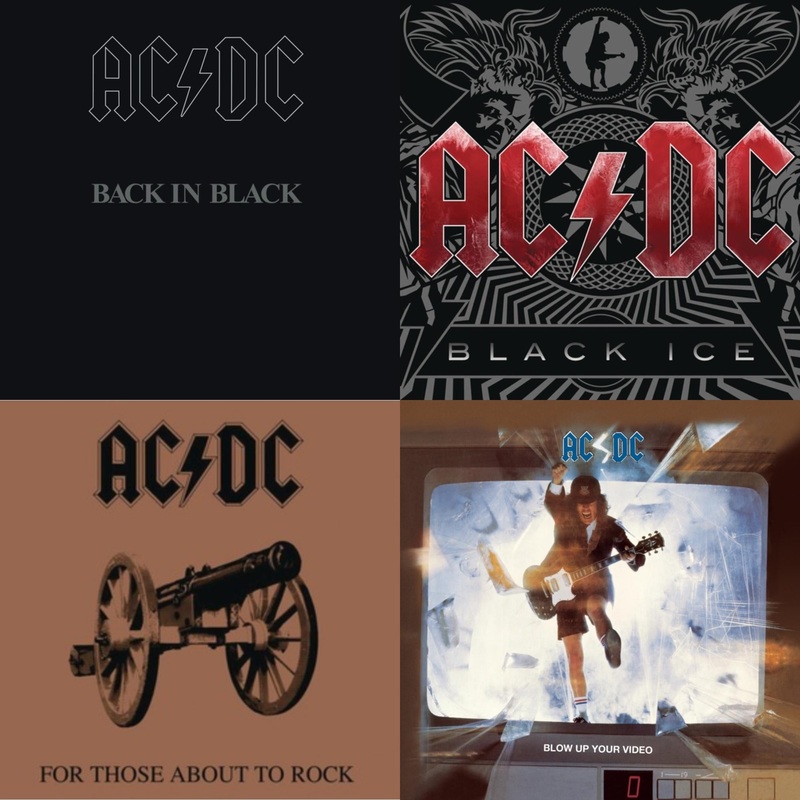 Ac/Dc – Back In Black & Black Ice & For Those About To Rock & Blow Up Your Video – CD Bundle
