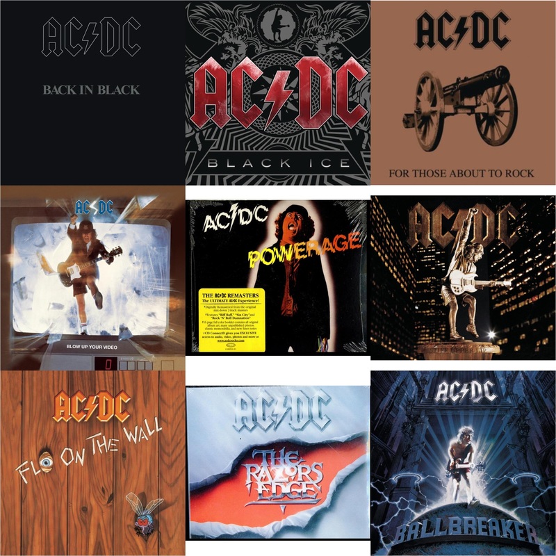 Ac/Dc – Back In Black & Black Ice & For Those About To Rock & Blow Up Your Video & Powerage & Stiff Upper Lip & Fly On The Wall & Razor’s Edge & Ballbreaker – CD Bundle