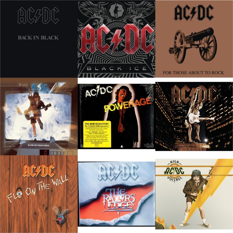 Ac/Dc – Back In Black & Black Ice & For Those About To Rock & Blow Up Your Video & Powerage & Stiff Upper Lip & Fly On The Wall & Razor’s Edge & High Voltage – CD Bundle