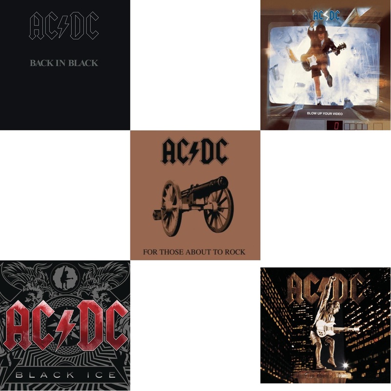 Ac/Dc – Back In Black & Black Ice & For Those About To Rock & Blow Up Your Video & Stiff Upper Lip – CD Bundle