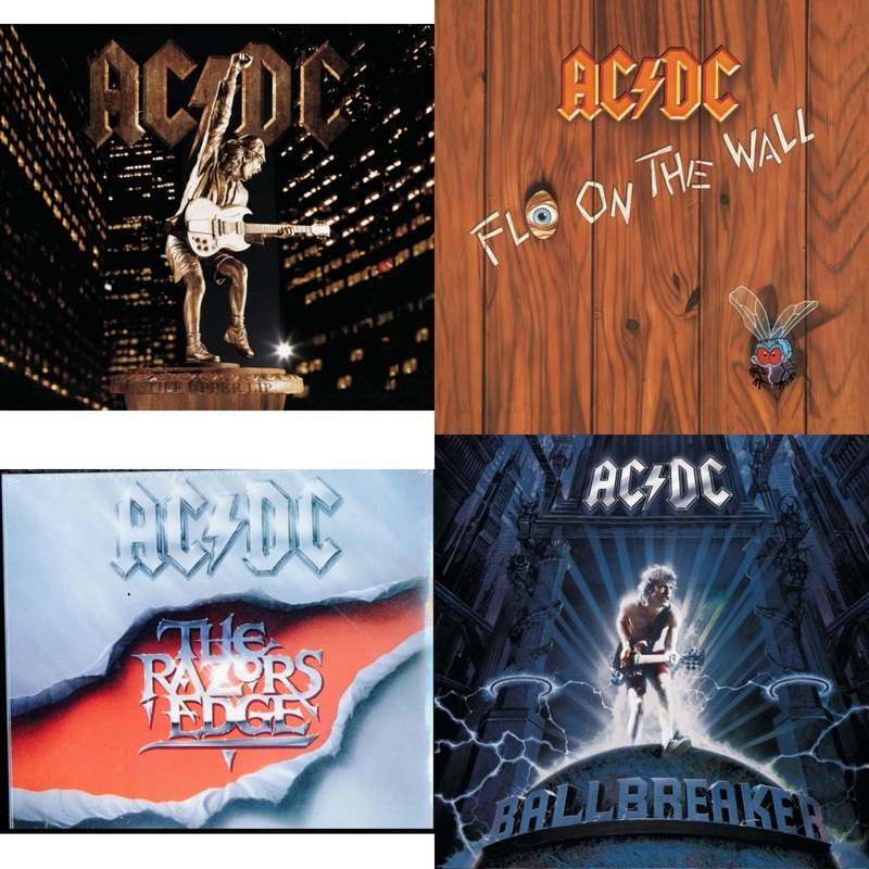 Ac/Dc – Stiff Upper Lip & Fly On The Wall & Razor’s Edge & Ballbreaker – CD Bundle