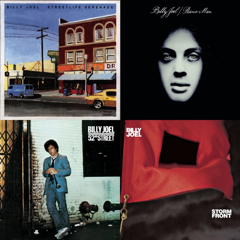 Billy Joel – Streetlife Serenade & Piano Man & 52Nd Street & Stormfront – CD Bundle