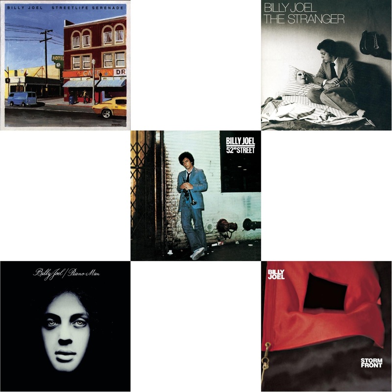 Billy Joel – Streetlife Serenade & Piano Man & 52Nd Street & Stranger & Stormfront – CD Bundle