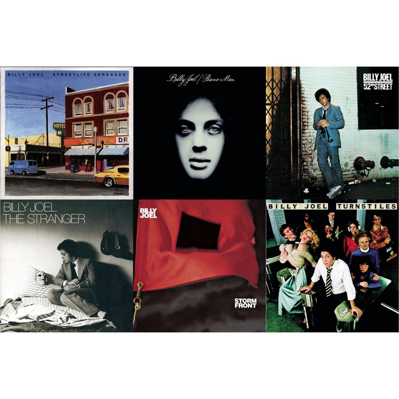 Billy Joel – Streetlife Serenade & Piano Man & 52Nd Street & Stranger & Stormfront & Turnstiles – CD Bundle