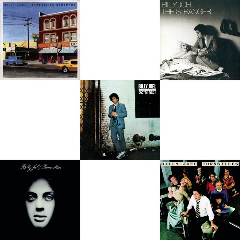 Billy Joel – Streetlife Serenade & Piano Man & 52Nd Street & Stranger & Turnstiles – CD Bundle