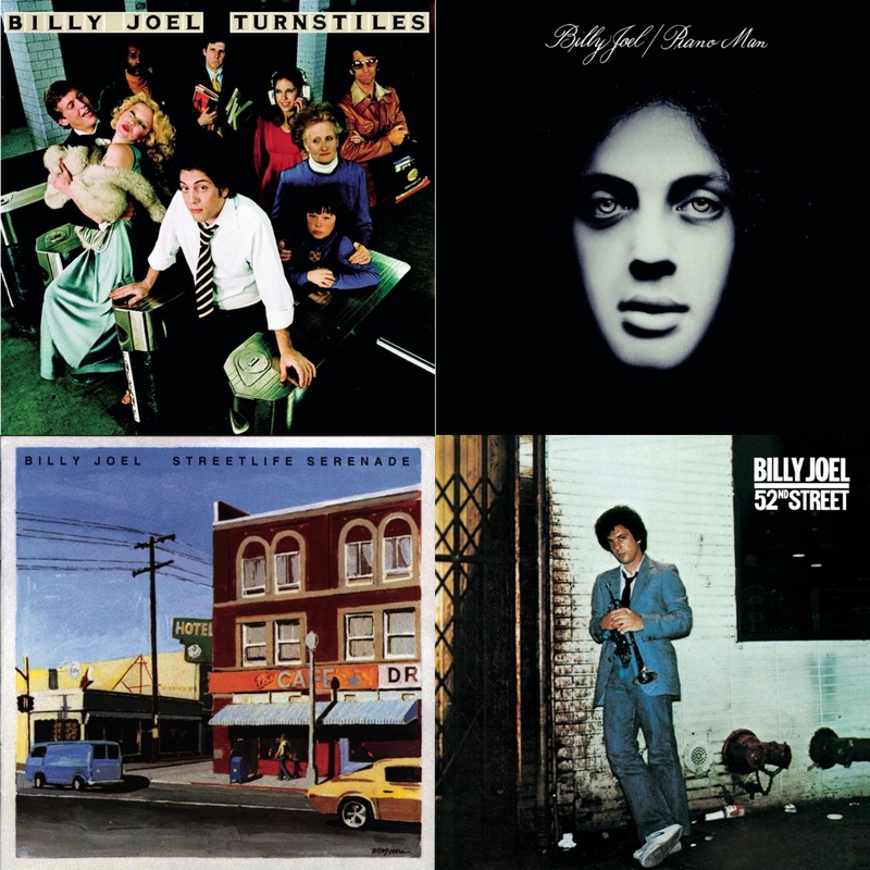 Billy Joel – Turnstiles & Piano Man & Streetlife Serenade & 52Nd Street – CD Bundle