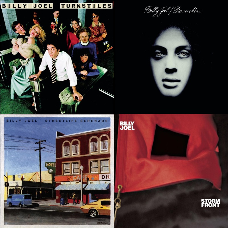 Billy Joel – Turnstiles & Piano Man & Streetlife Serenade & Stormfront – CD Bundle