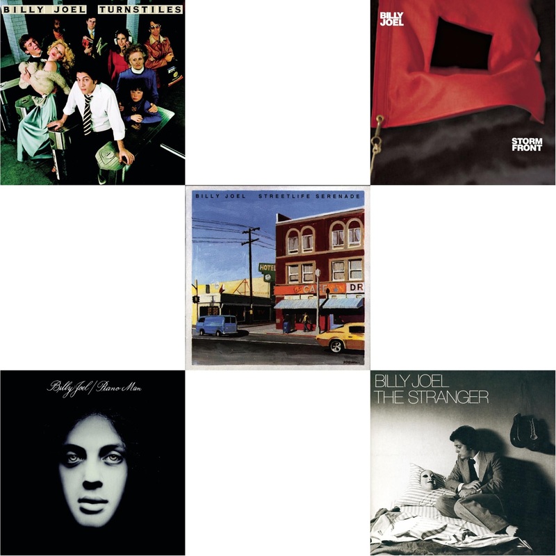 Billy Joel – Turnstiles & Piano Man & Streetlife Serenade & Stormfront & Stranger – CD Bundle