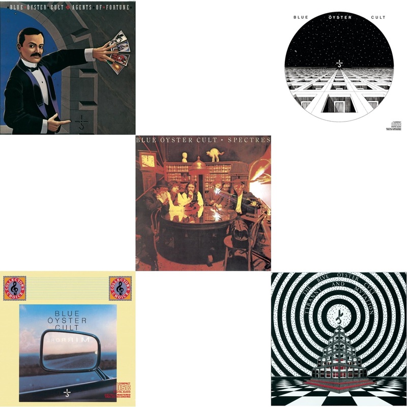 Blue Oyster Cult – Agents Of Fortune & Mirrors & Spectres & Blue Oyster Cult & Tyranny & Mutation – CD Bundle