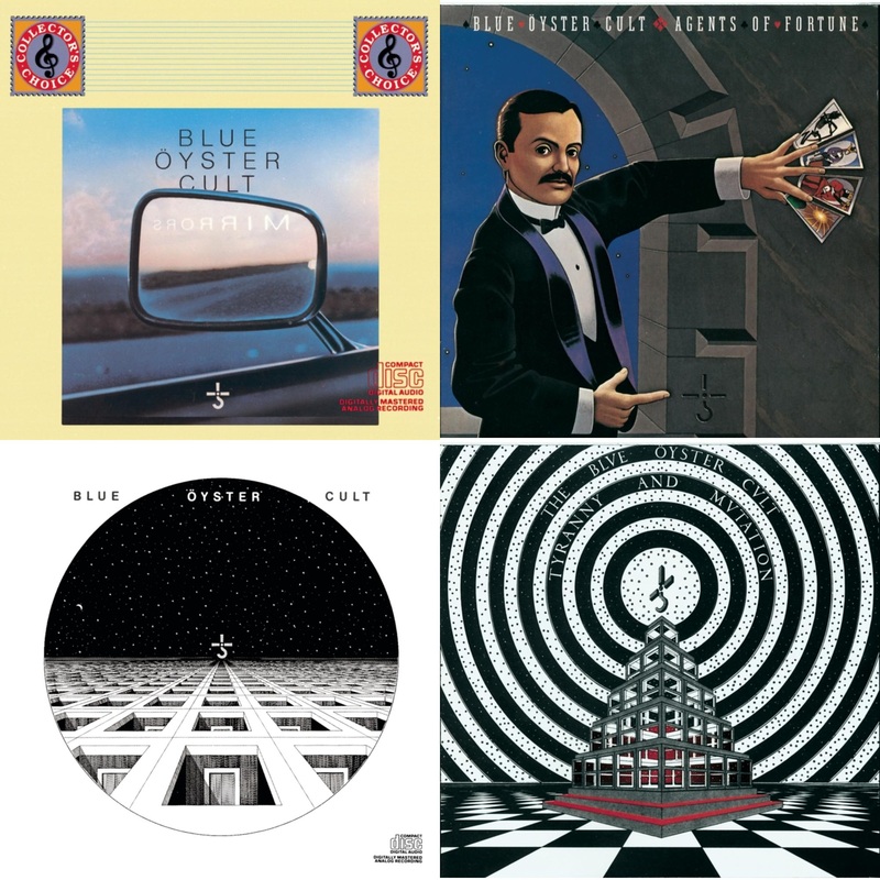 Blue Oyster Cult – Mirrors & Agents Of Fortune & Blue Oyster Cult & Tyranny & Mutation – CD Bundle