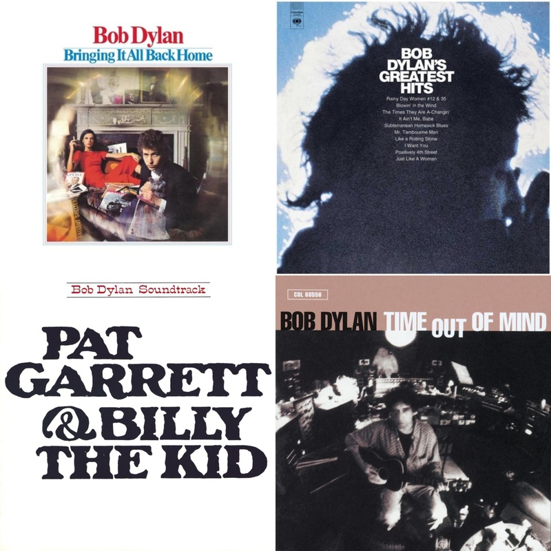 Bob Dylan – Bringing It All Back Home & Greatest Hits Vol.1 & Pat Garrett & Billy The Kid & Time Out Of Mind – CD Bundle