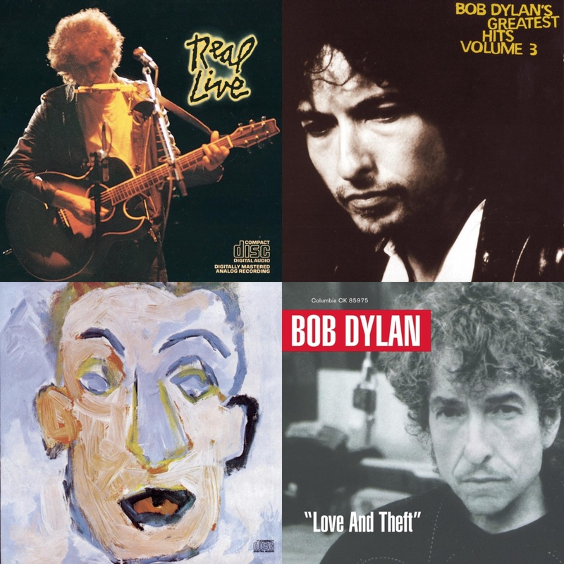 Bob Dylan – Real Live & Greatest Hits Vol.3 & Self Portrait & Love & Theft – CD Bundle