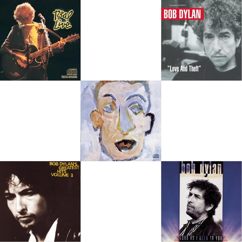 Bob Dylan – Real Live & Greatest Hits Vol.3 & Self Portrait & Love & Theft & Good As I Been To You – CD Bundle