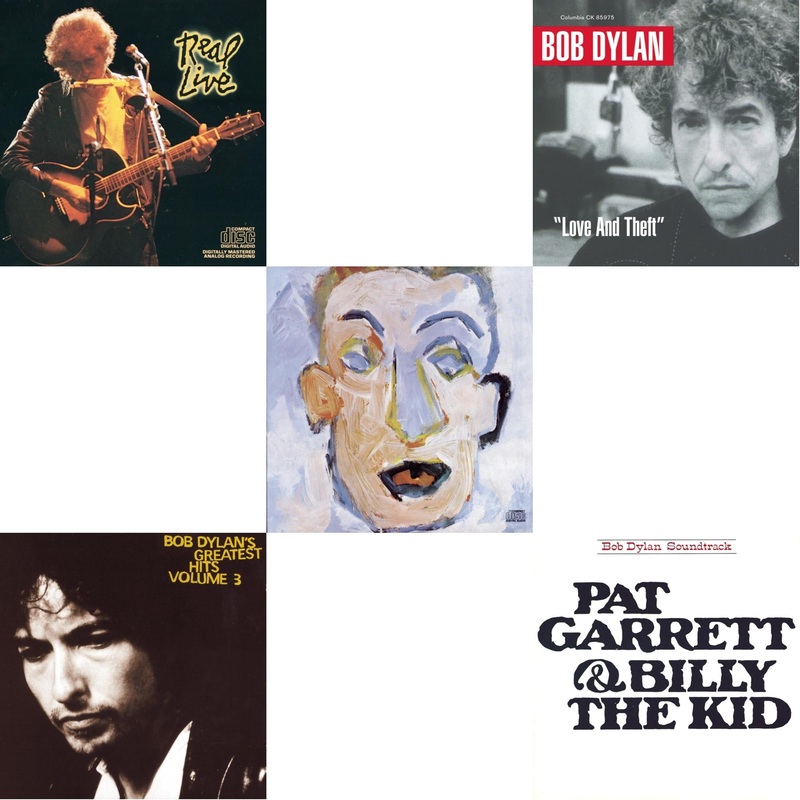 Bob Dylan – Real Live & Greatest Hits Vol.3 & Self Portrait & Love & Theft & Pat Garrett & Billy The Kid – CD Bundle