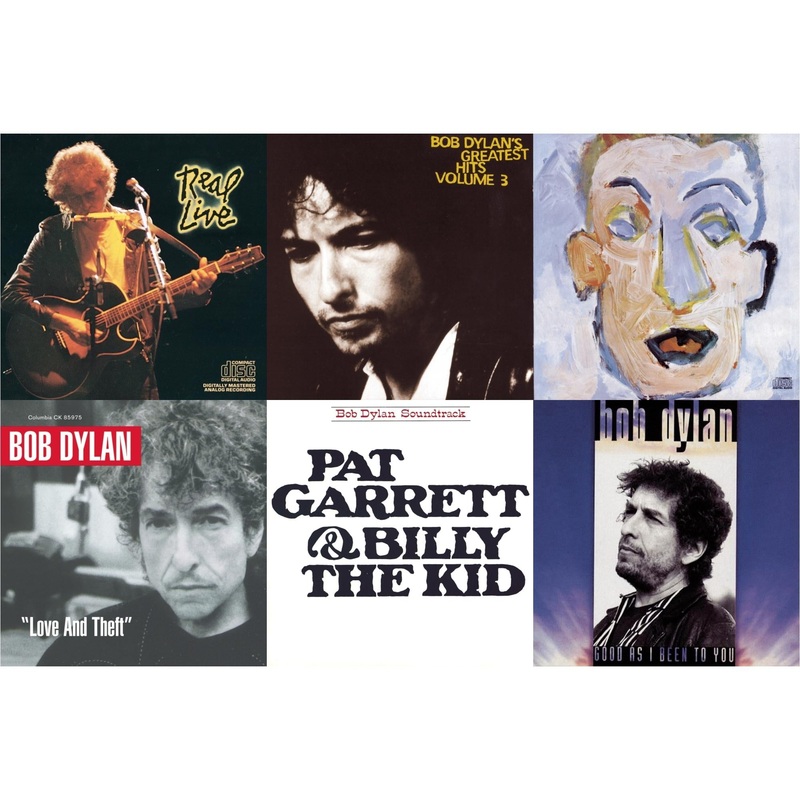 Bob Dylan – Real Live & Greatest Hits Vol.3 & Self Portrait & Love & Theft & Pat Garrett & Billy The Kid & Good As I Been To You – CD Bundle