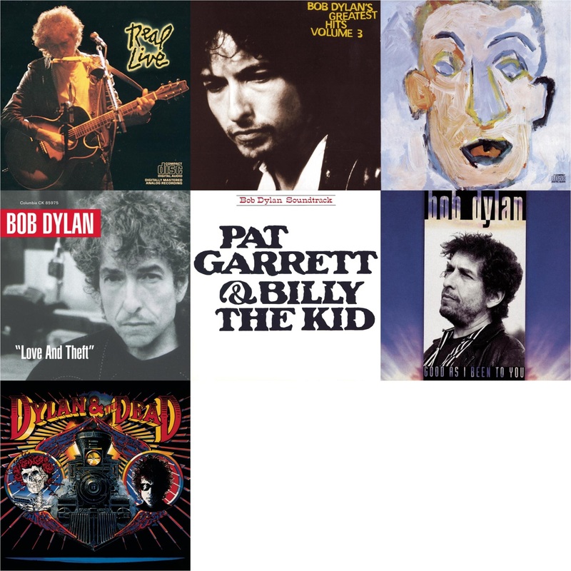 Bob Dylan – Real Live & Greatest Hits Vol.3 & Self Portrait & Love & Theft & Pat Garrett & Billy The Kid & Good As I Been To You & Dylan & The Dead – CD Bundle