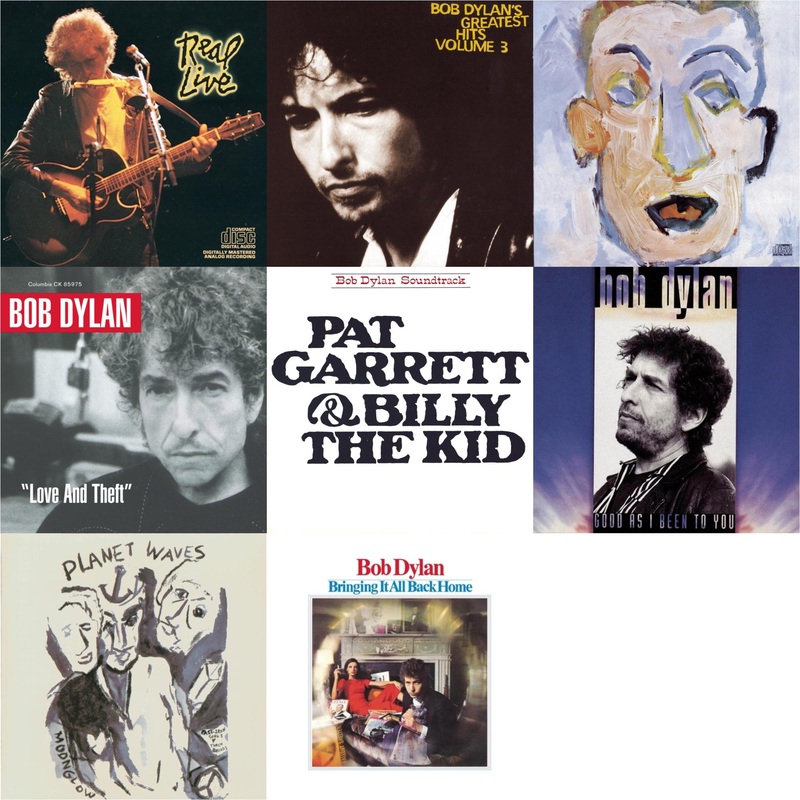 Bob Dylan – Real Live & Greatest Hits Vol.3 & Self Portrait & Love & Theft & Pat Garrett & Billy The Kid & Good As I Been To You & Planet Waves & Bringing It All Back Home – CD Bundle
