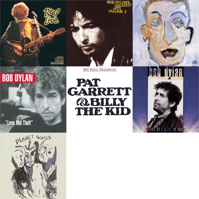 Bob Dylan – Real Live & Greatest Hits Vol.3 & Self Portrait & Love & Theft & Pat Garrett & Billy The Kid & Good As I Been To You & Planet Waves – CD Bundle