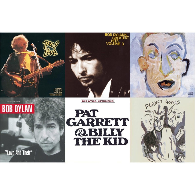 Bob Dylan – Real Live & Greatest Hits Vol.3 & Self Portrait & Love & Theft & Pat Garrett & Billy The Kid & Planet Waves – CD Bundle