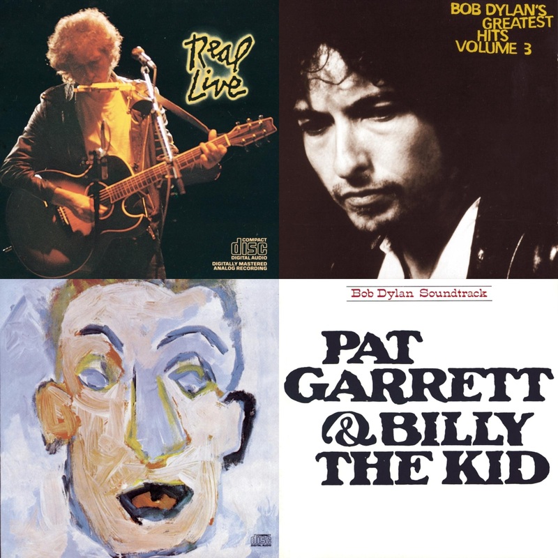 Bob Dylan – Real Live & Greatest Hits Vol.3 & Self Portrait & Pat Garrett & Billy The Kid – CD Bundle