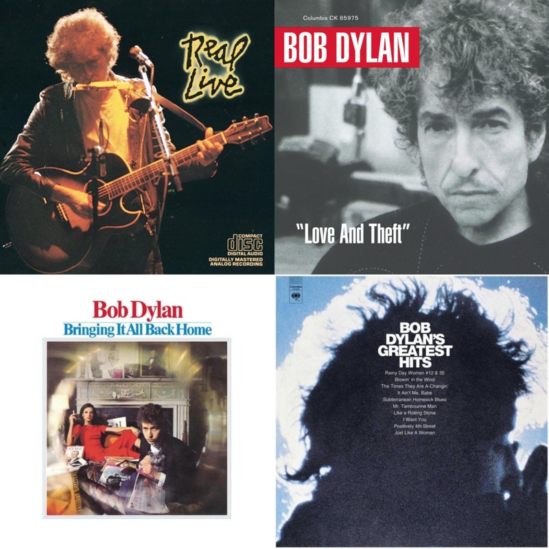 Bob Dylan – Real Live & Love & Theft & Bringing It All Back Home & Greatest Hits Vol.1 – CD Bundle