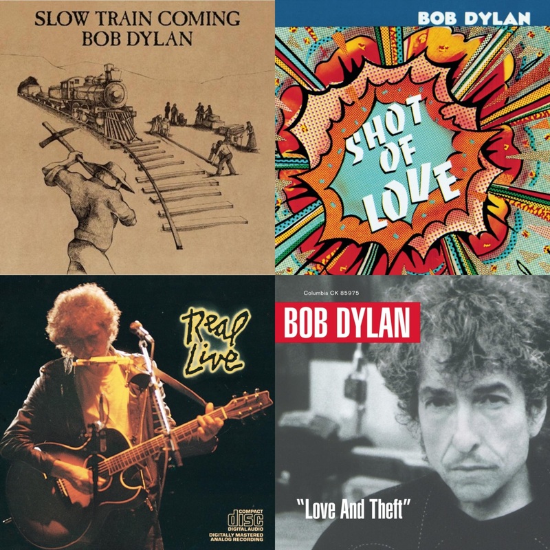 Bob Dylan – Slow Train Coming & Shot Of Love & Real Live & Love & Theft – CD Bundle