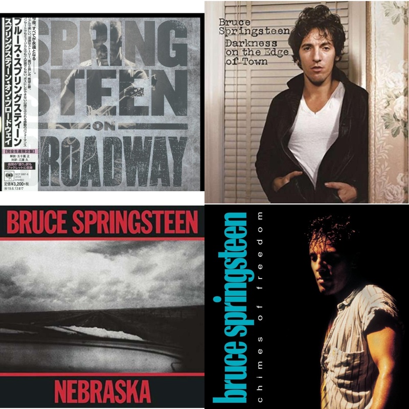Bruce Springsteen – Springsteen On Broadway (Ltd/Booklet/Paper Jacket) & Darkness On The Edge Of Town & Nebraska & Chimes Of Freedom – CD Bundle