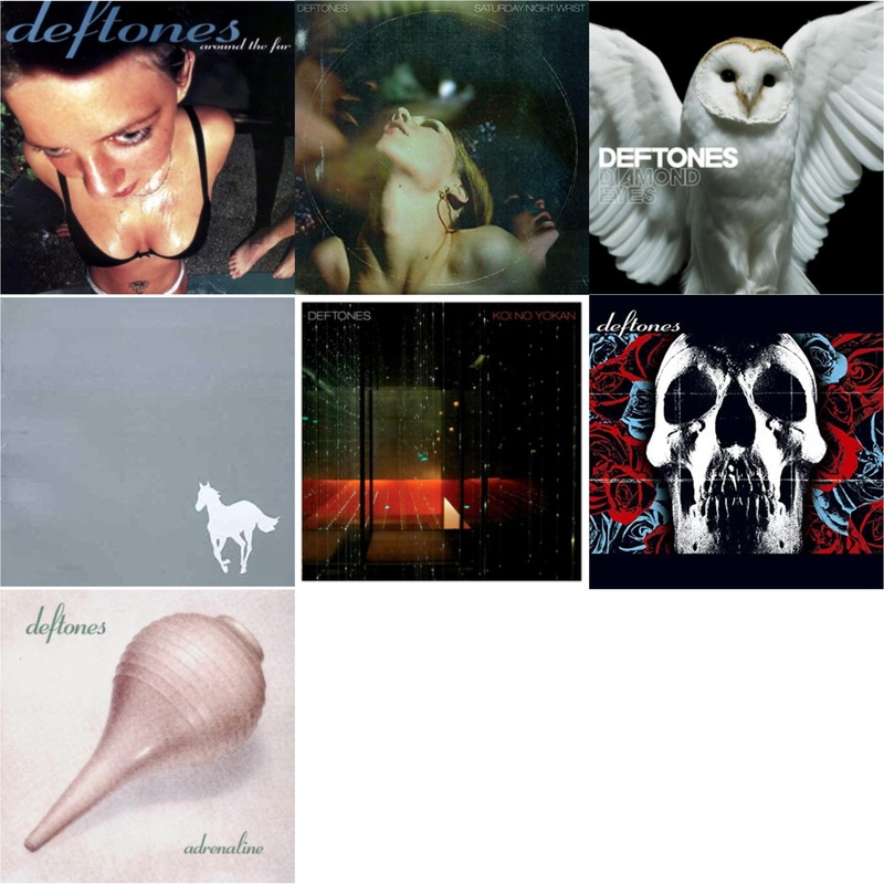 Deftones – Around The Fur & Saturday Night Wrist & Diamond Eyes & White Pony & Koi No Yokan & Deftones & Adrenaline – CD Bundle