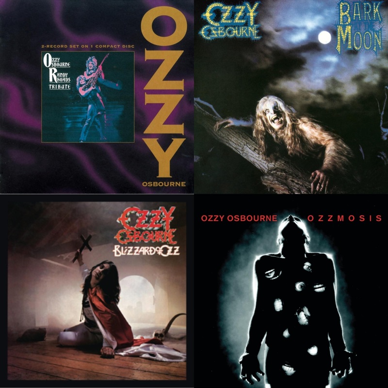 Ozzy Osbourne – Tribute & Bark At The Moon & Blizzard Of Ozz & Ozzmosis – CD Bundle