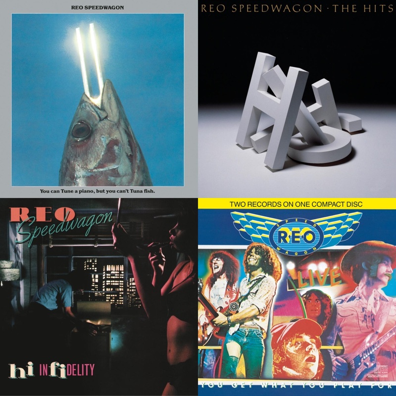 Reo Speedwagon – You Can Tune A Piano But You Can’t Tuna Fish & Hits & Hi Infidelity & Live: You Get What You Play For – CD Bundle