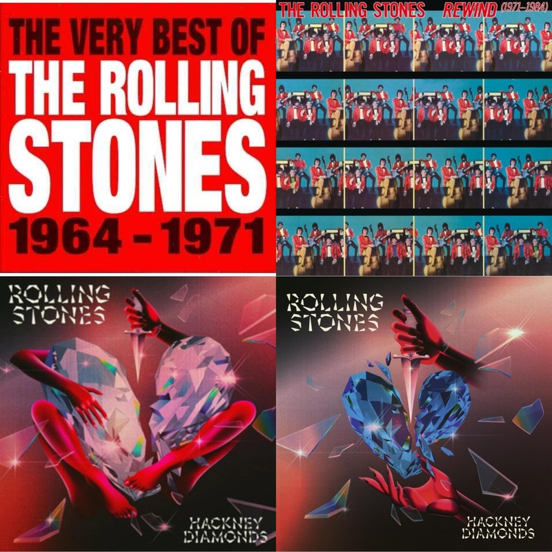 Rolling Stones – Very Best Of The Rolling Stones 1964 -1971 & Rewind (1971-1984) (Super High Material CD) & Hackney Diamonds & Hackney Diamonds (Live Edition) (2CD)