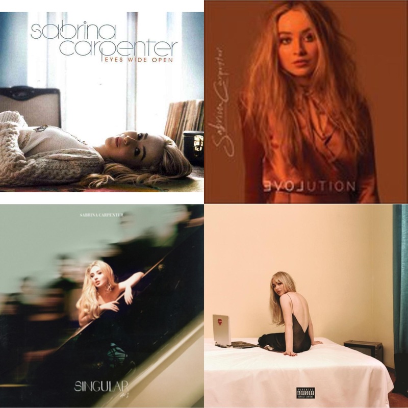 Sabrina Carpenter – Eyes Wide Open & Evolution & Singular: Act I & Emails I Can’t Send (X) – CD Bundle