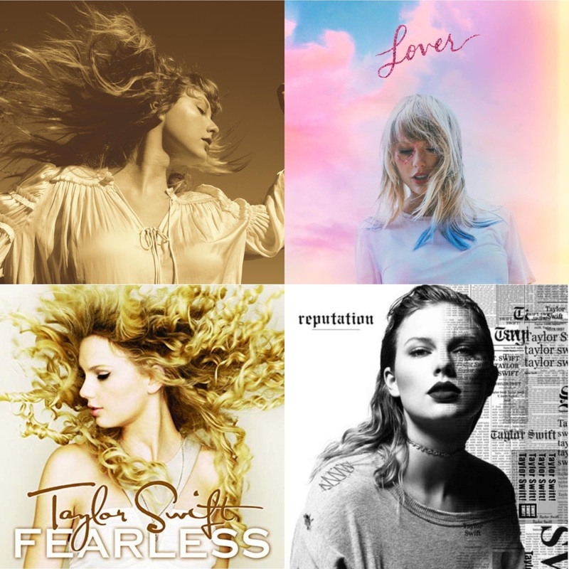 Taylor Swift – Fearless (Taylor’s Version) (2CD) & Lover (Deluxe) (Version 1) & Fearless & Reputation