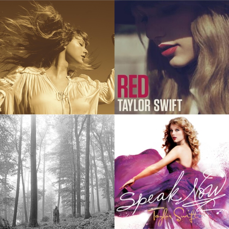 Taylor Swift – Fearless (Taylor’s Version) (2CD) & Red & Folklore (Edited) & Speak Now