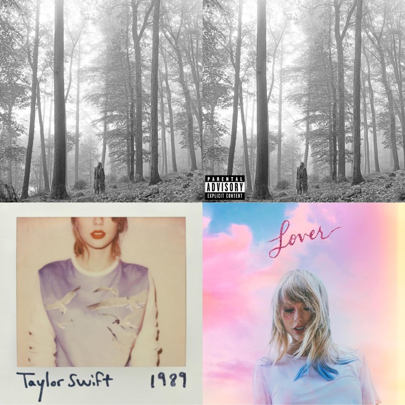 Taylor Swift – Folklore (Edited) & Folklore (X) & 1989 & Lover (Deluxe) (Version 1) – CD Bundle