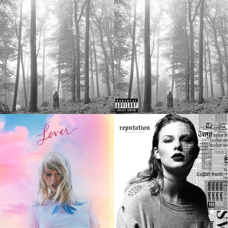 Taylor Swift – Folklore (Edited) & Folklore (X) & Lover (Deluxe) (Version 4) & Reputation – CD Bundle