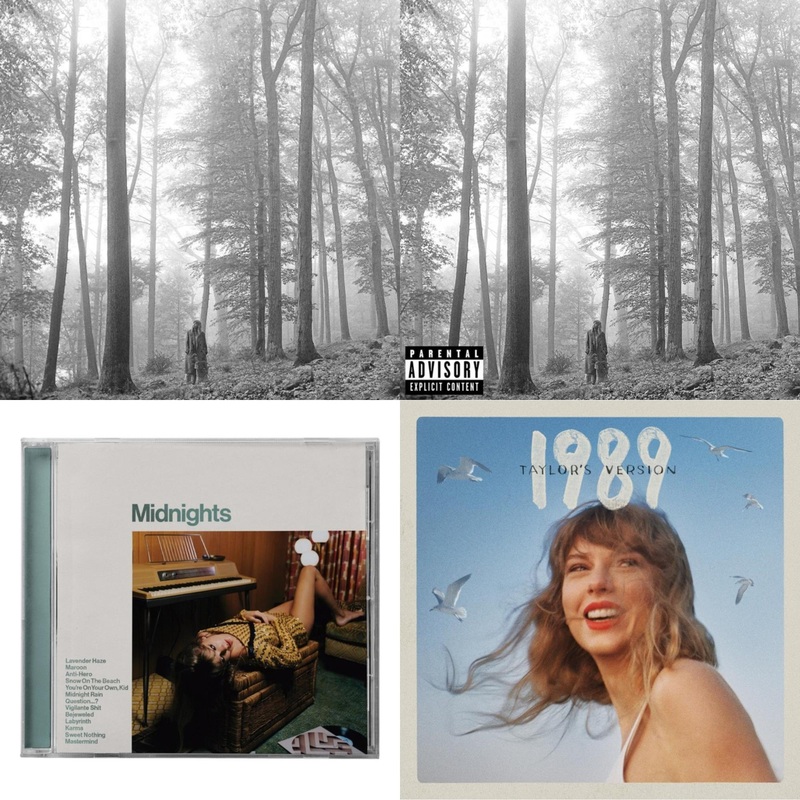 Taylor Swift – Folklore (Edited) & Folklore (X) & Midnights (X) (Jade Green CD) & 1989 (Taylor’s Version)