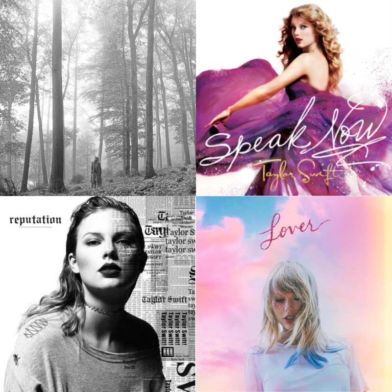 Taylor Swift – Folklore (Edited) & Speak Now & Reputation & Lover (Deluxe) (Version 1) – CD Bundle