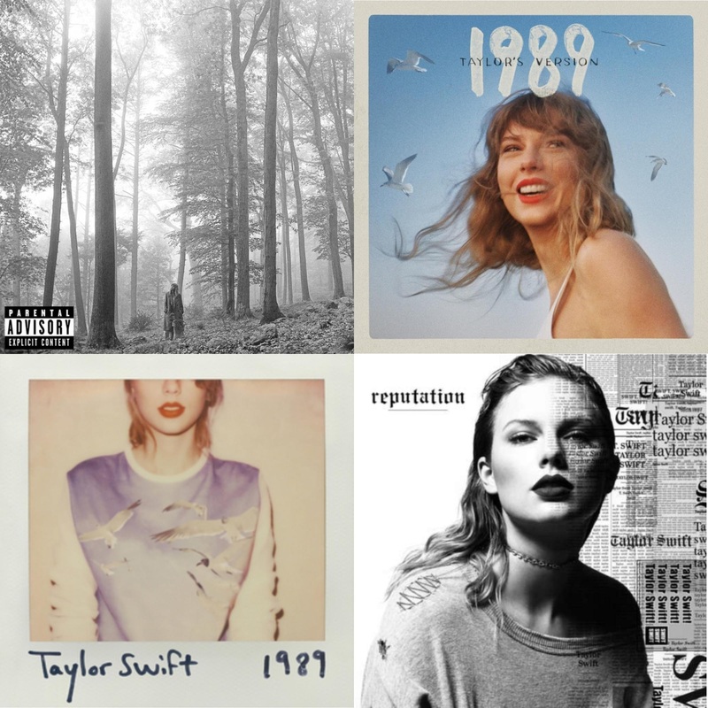 Taylor Swift – Folklore (X) & 1989 (Taylor’s Version) & 1989 & Reputation – CD Bundle
