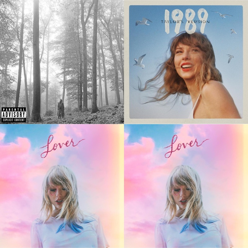 Taylor Swift – Folklore (X) & 1989 (Taylor’s Version) & Lover (Deluxe) (Version 1) & Lover (Deluxe) (Version 4) – CD Bundle