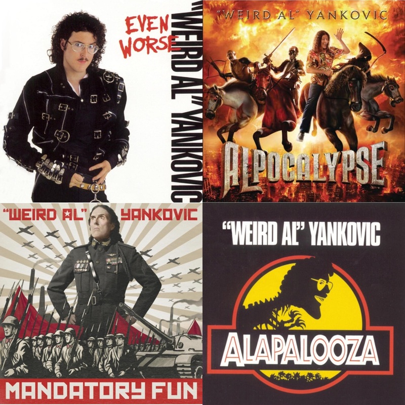 Weird Al Yankovic – Even Worse & Alpocalypse & Mandatory Fun & Alapalooza – CD Bundle