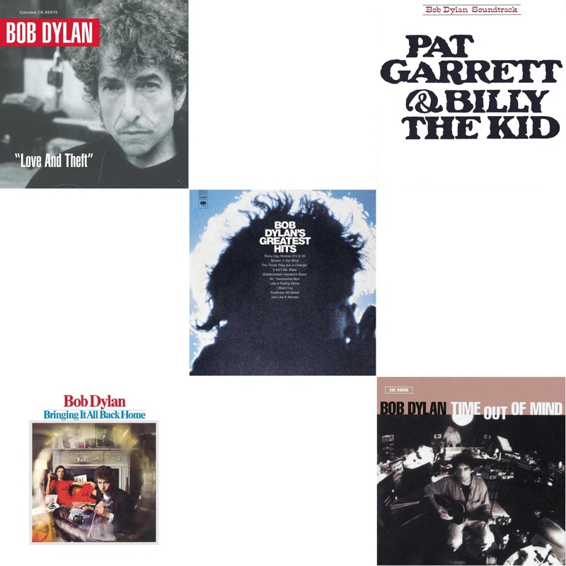 Bob Dylan – Love & Theft & Bringing It All Back Home & Greatest Hits Vol.1 & Pat Garrett & Billy The Kid & Time Out Of Mind – CD Bundle