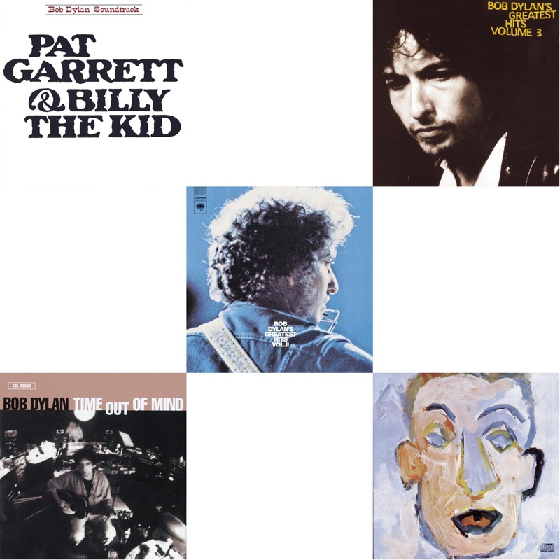 Bob Dylan – Pat Garrett & Billy The Kid & Time Out Of Mind & Greatest Hits Vol.2 & Greatest Hits Vol.3 & Self Portrait – CD Bundle