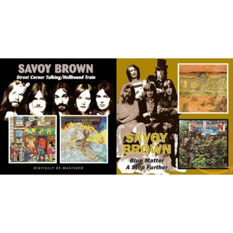 Savoy Brown – Street Corner Talking / Hellbound Train (Remastered) & Blue Matter / Step Further (Remastered) – CD Bundle