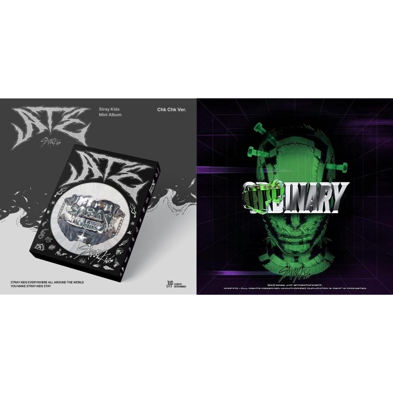 Stray Kids – Ate (Chk Chk Ver.) & Oddinary (Scanning Version/Mask Off Version/Normal Edition) – CD Bundle